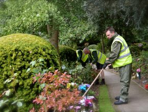 Cemetery grounds maintenance