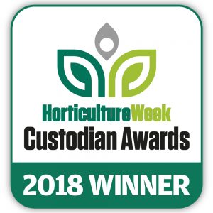 Horticulture week Custodian Awards winner's logo