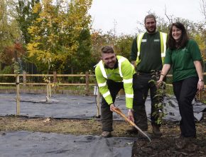 Volunteer landscaping project with People in Action in Nuneaton