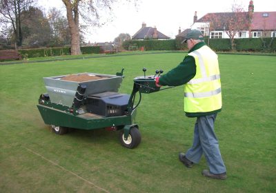 Seeding and preparing sports pitches