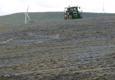 Site being seeded