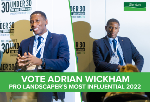 Vote Glendale’s Adrian Wickham for Pro Landscaper’s Most Influential 2022 